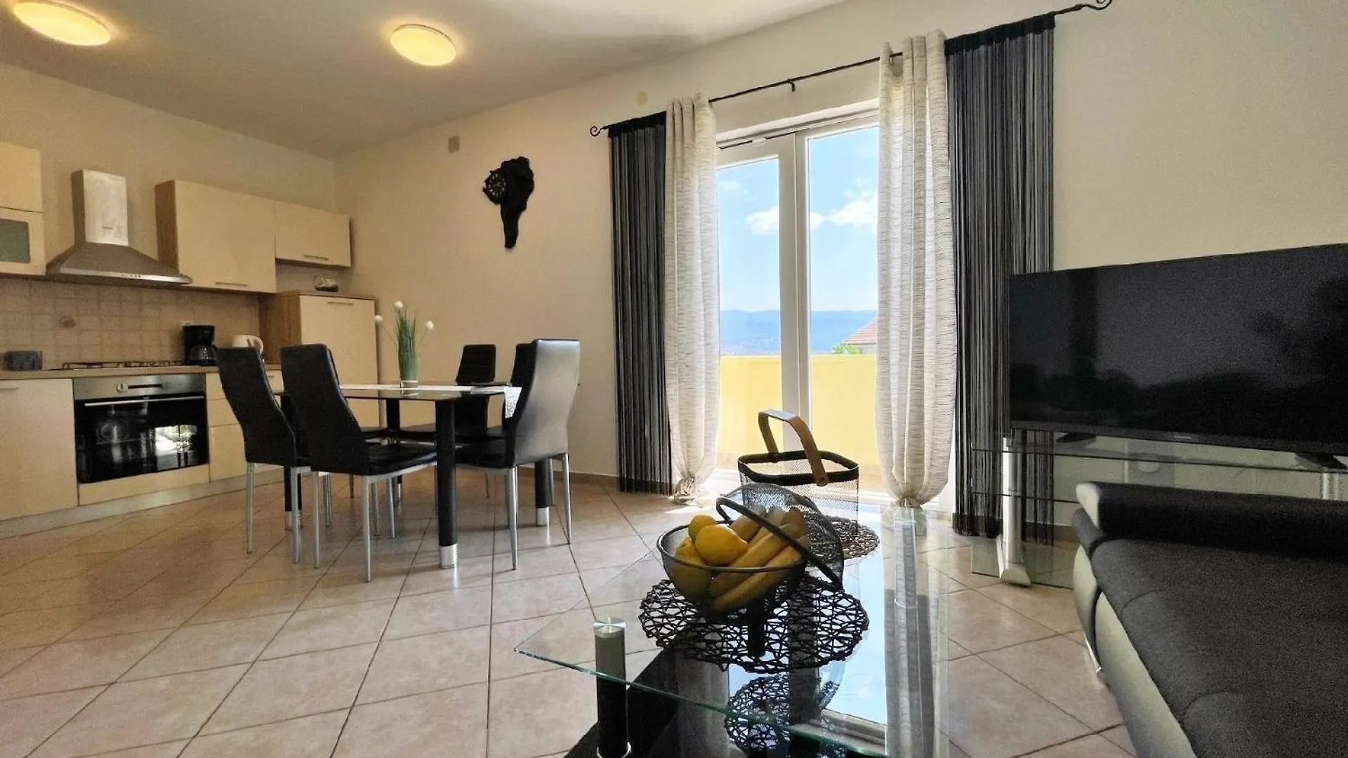 Top Apartment - Panoramameerblick, Terrasse