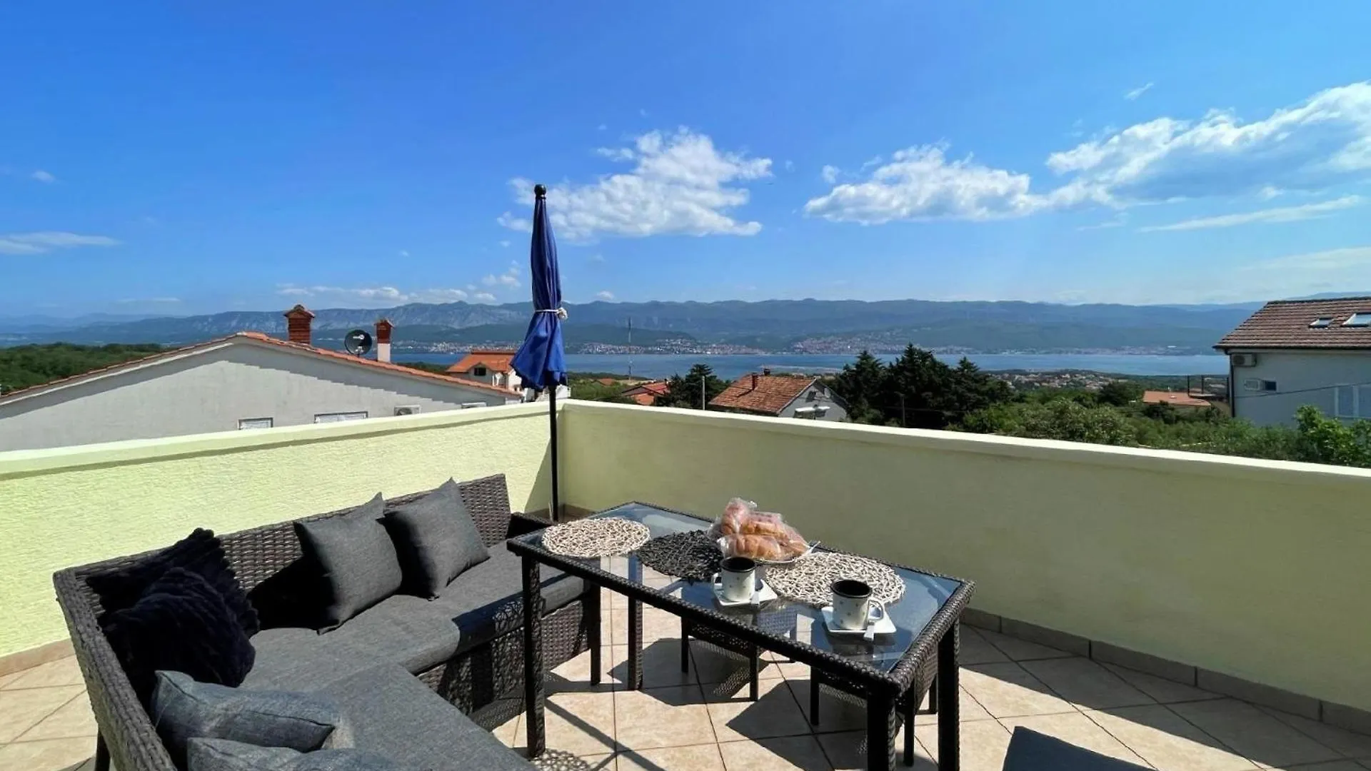 Top Apartment - Panoramameerblick, Terrasse 0*, Silo (Krk)